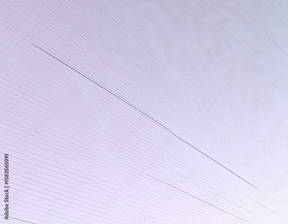 Poster image of thin lines extending in parallel, with a thick line in the middle, creating a unique optica