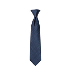 Elegant navy blue mens tie with subtle textured pattern