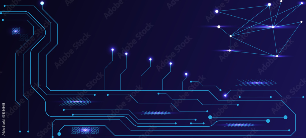 Poster circuit board background