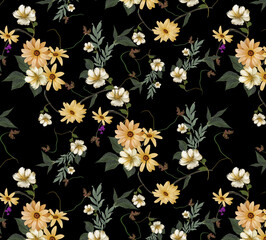 design flower pattren background ethnic design
