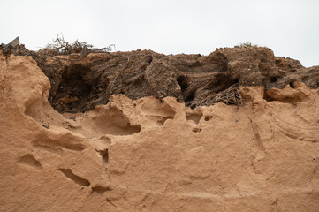 Barranco de los Encantados, paisaje fósil del norte de Fuerteventura