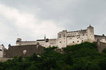 Hohensalzburg &mdash; a medieval fortress above Salzburg.
