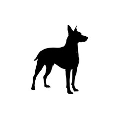dog design element black illustration dog art