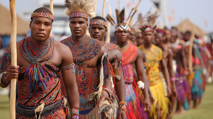 Umhlanga Reed Dance Day marks the end of the Umhlanga festival and is celebrated in the last week of August or the first week of September. 