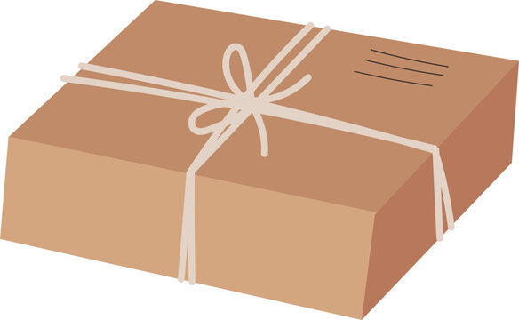 Parcel with String Wrap