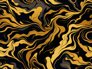 Black and gold marble pattern. Elegant vector illustration for modern design, luxury packaging, branding, and wallpapers. Luxury abstract marble design.