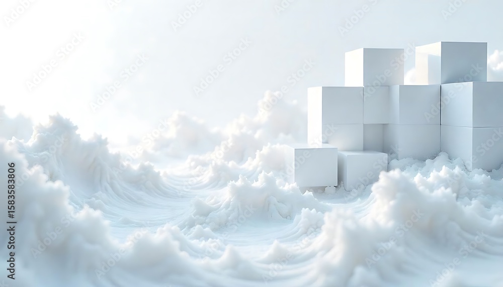 Fototapete White Cubes in Water Art

3D Cubes with Water Reflections

Floating Cubes with Caustics

Wavy Water and White Cubes

Minimal 3D Water Scene

Abstract Cubes in Liquid Light

Caustic Reflections on Whit