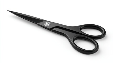 3D render of a matte black scissors, ergonomically designed, white background Stock photo --ar 16:9 --quality 4 --raw --v 7 Job ID: bfc9e4c7-0c13-44a8-aeb1-1f18e908fdd9