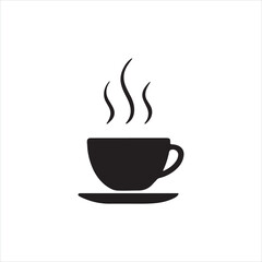 Minimal Coffee Cup Silhouette Icons