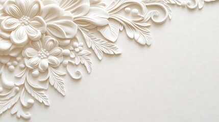 Ornate floral relief sculpture (1)