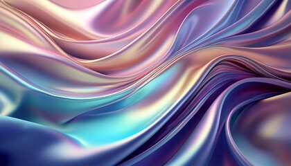 Obraz premium silky folds with pastel shine