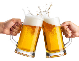 hand holding a glass of beer