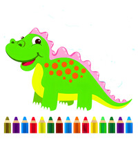 Dino Color Splash"
"Rainbow Dinosaur"
"Colorful Cretaceous"
"Paint Your Dino"
"Artistic Dino Days"