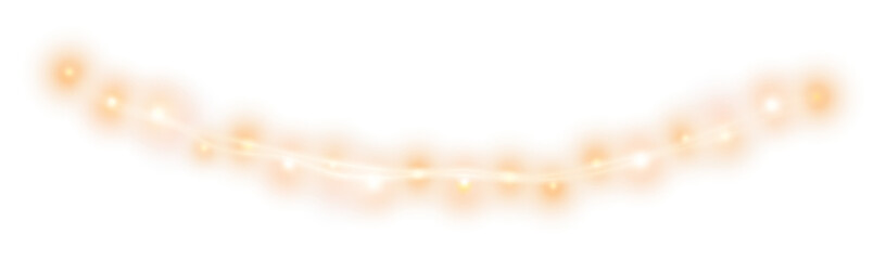 Christmas garland. Xmas string png 