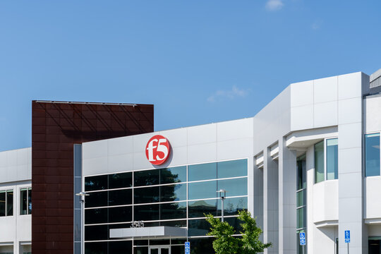 F5's Technology Center in Silicon Valley,  San Jose, CA, USA - June 8, 2023. F5, Inc. is a publicly-held American technology company. 