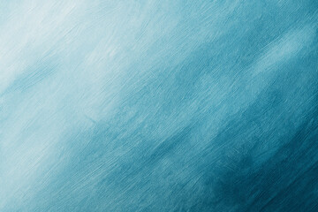 Abstract Teal and White Gradient Texture:  Soft, Serene, Diagonal Brush Strokes Background
