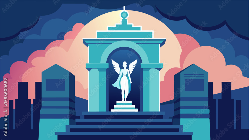 Poster the imposing statue at the entrance of the monument came to life when visitors scanned a qr code tel