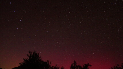starfall night sky