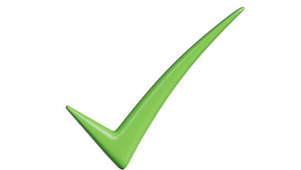 Green Check Mark Icon – Symbol of Approval, Success, and Validation