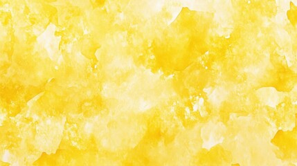 Abstract yellow watercolor background texture.
