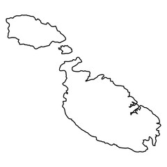 map of Malta line