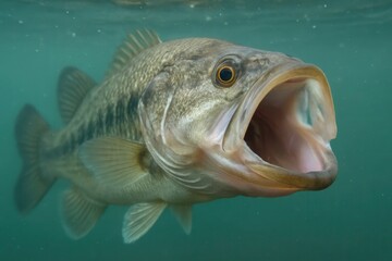 A Bass Fish's Moment of Revelation