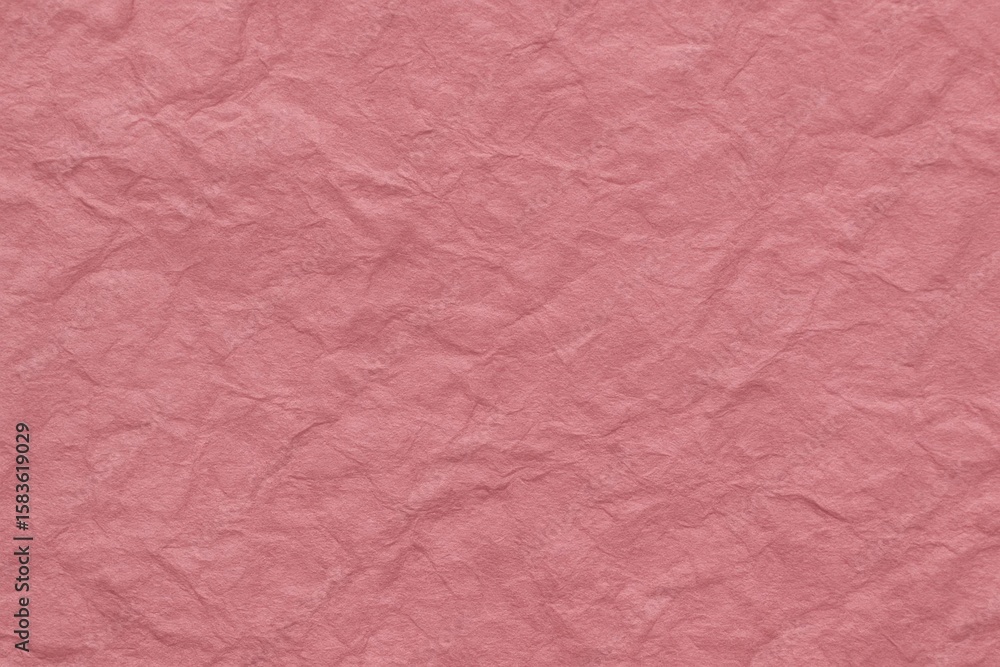 Poster a close-up view of a textured pink fabric with a subtle pattern, showcasing its softness and depth