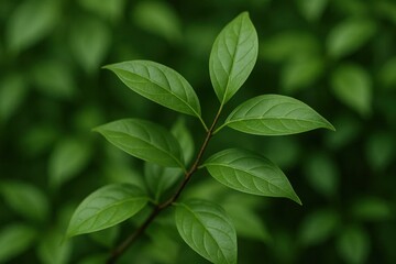 Fototapeta premium A Close-Up of a Leaf's Veins