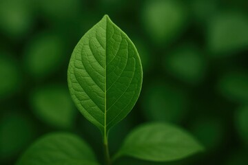 Fototapeta premium A Close-Up of a Leaf in Full Bloom