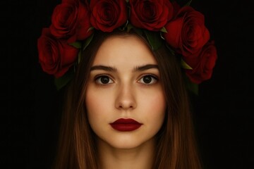 Naklejka premium A Study of Femininity and Beauty