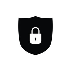 Security icon security icon with shield and lock sign