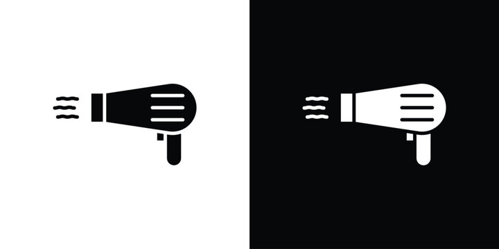 Blow dryer icon. Simple high quality pictogram. Modern solid style