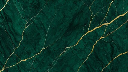 Emerald Green Marble with Golden Veins A Luxurious Stone Texture for Interior Design and Creative Projects