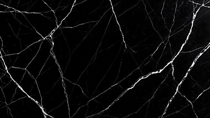 Sophisticated Black Marble Texture  Striking Elegance with Veins for Interior Design and Abstract Background