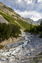 Aua Sesvenna River Valley, Swiss Alps