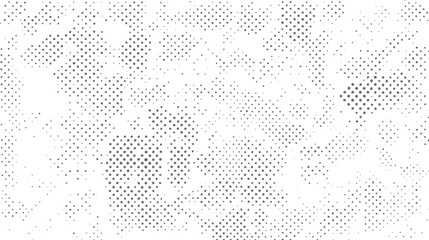 Halftone texture overlay background. Abstract retro dotted surface with comic style pattern. Distressed grunge pop art backdrop.