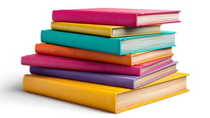 Pile of Multicolored Books Stacked on Each Other