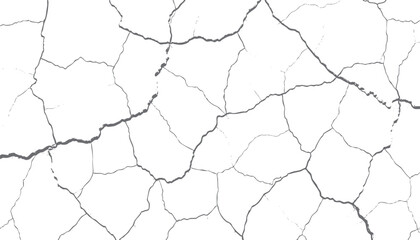 Cracked dry earth surface texture background. Seamless abstract broken soil pattern with natural fracture lines and organic separation effect.