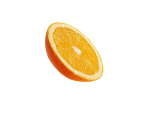 Orange Slice on Transparent Background