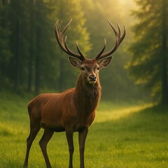 Wild animals of Romania in their natural habitats across the Carpathian Mountains and forests