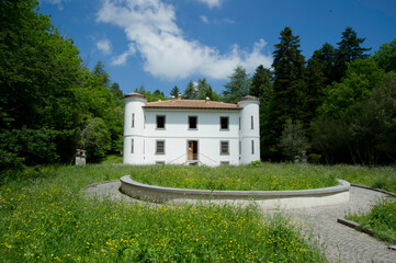 Forest of Badde Salighe- Ortakis old villa built in late 1800s in Sardinia