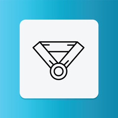 Medal icon for top performance or game achievement recognition.