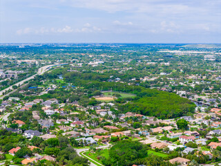 Aerial photo Hillsboro El Rio Park