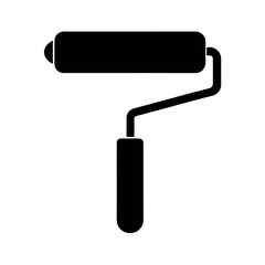 Paint Roller Icon Vector Illustration