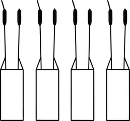 Find Which of the Four Boxes Cat Tails are Sticking Out