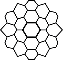 Honeycomb Loop Divider Blending Broken Petals