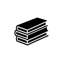 Stack of Books Logo Icon Vector Illustration