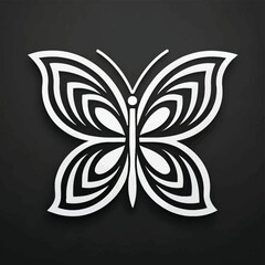 Modern Butterfly Logo Design – Vector Graphic