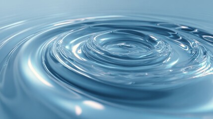Serene close-up of water ripples, showcasing the calming effect of nature on the human mind and soul.