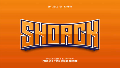 Editable esport style text effects